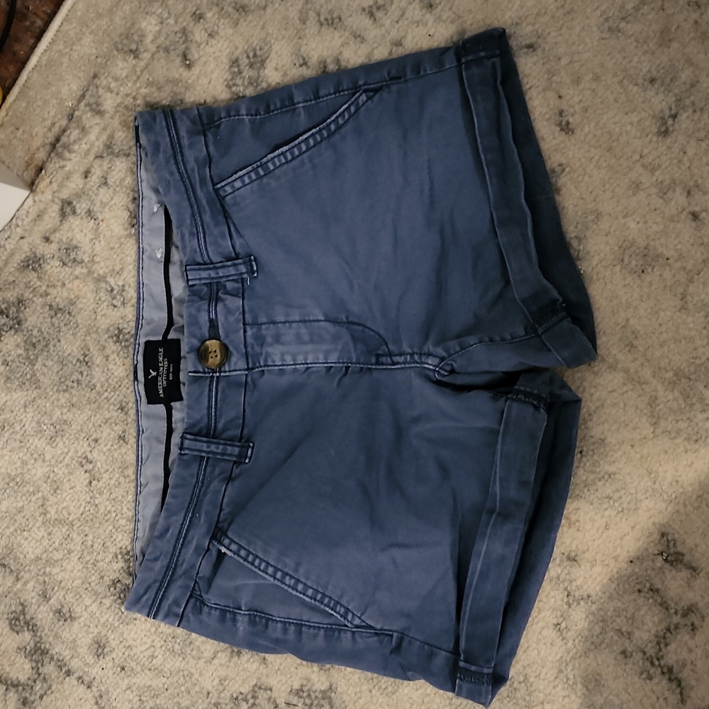 American Eagle midi shorts, blue size 2